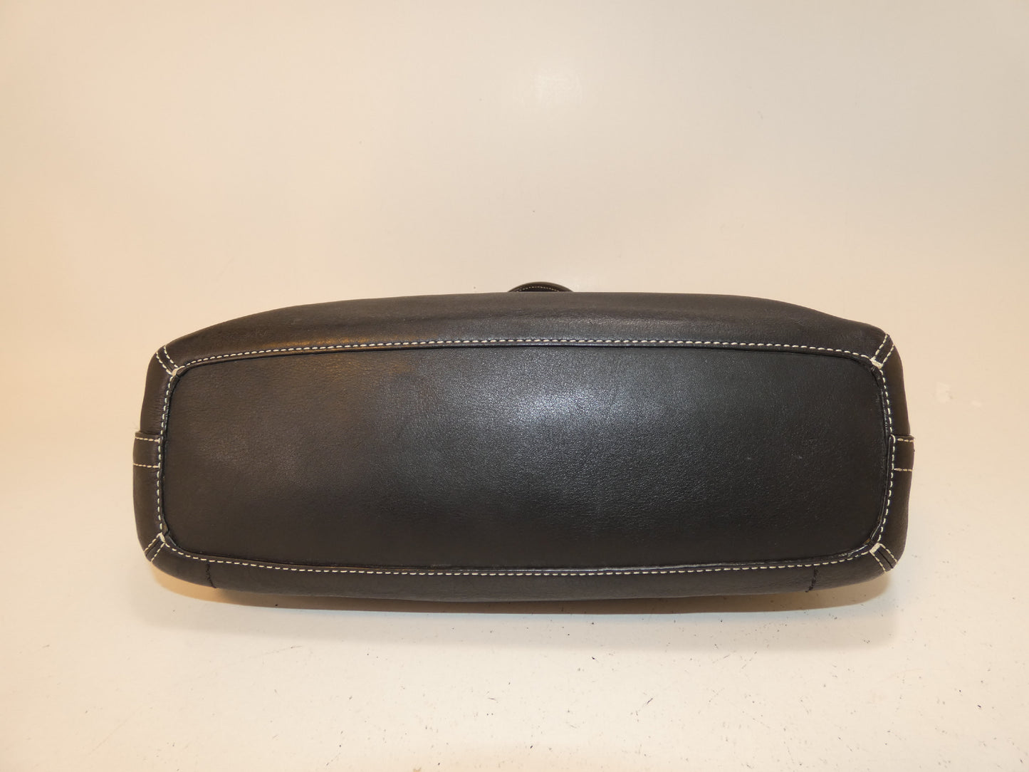 COACH Leather Black Belt One-Shoulder Handbag