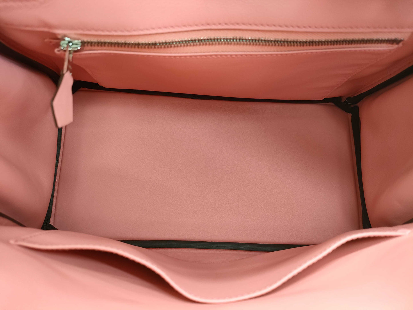 HERMES Birkin 25 in Swift leather with Rose Azalee finish and sterling silver hardware, featuring a "Y" stamp.