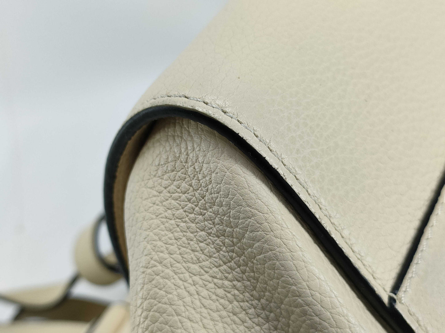 LOEWE Hammock Small Leather 2-Way Handbag in Beige