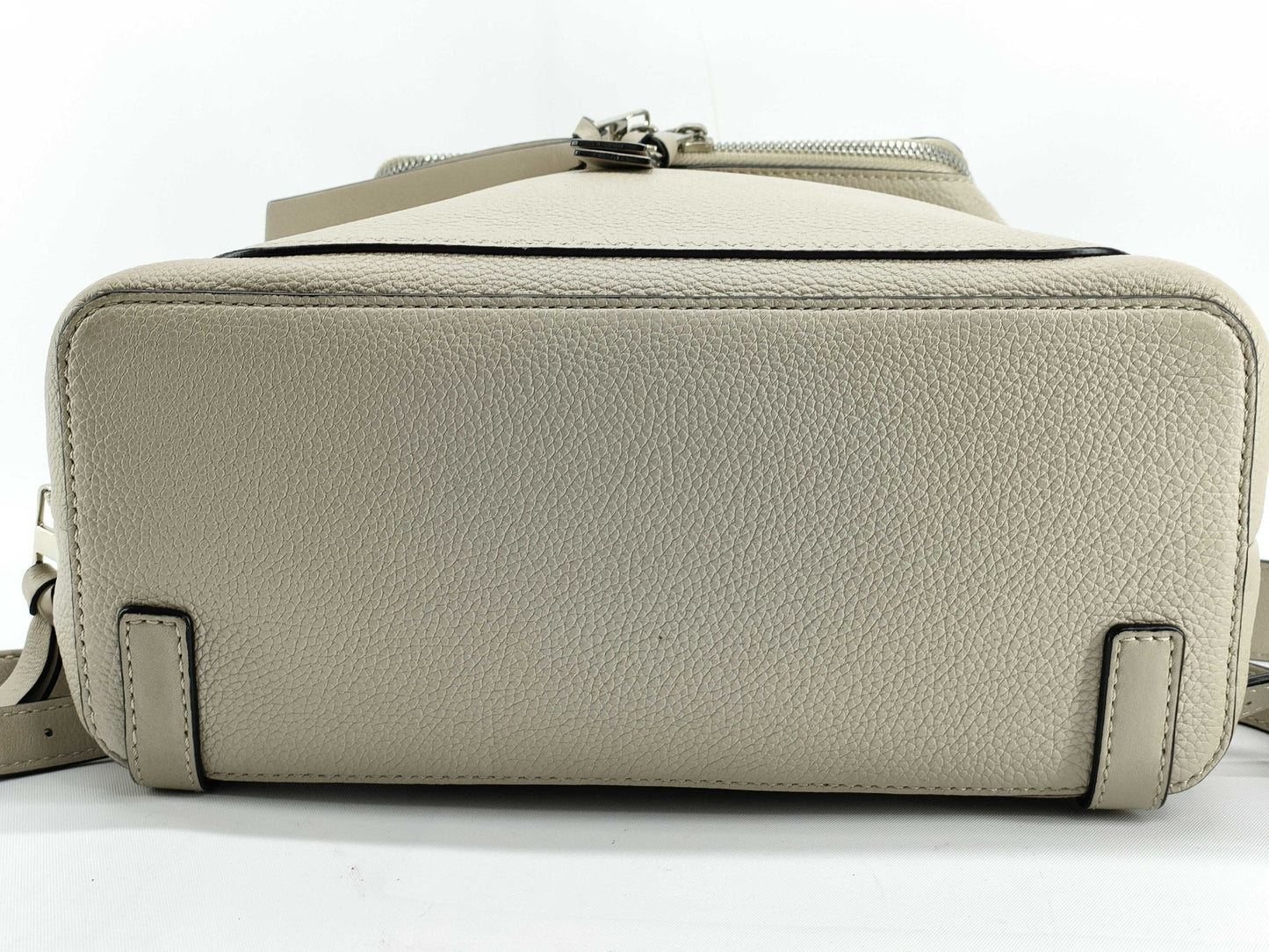 LOEWE Goya Leather Backpack Greige