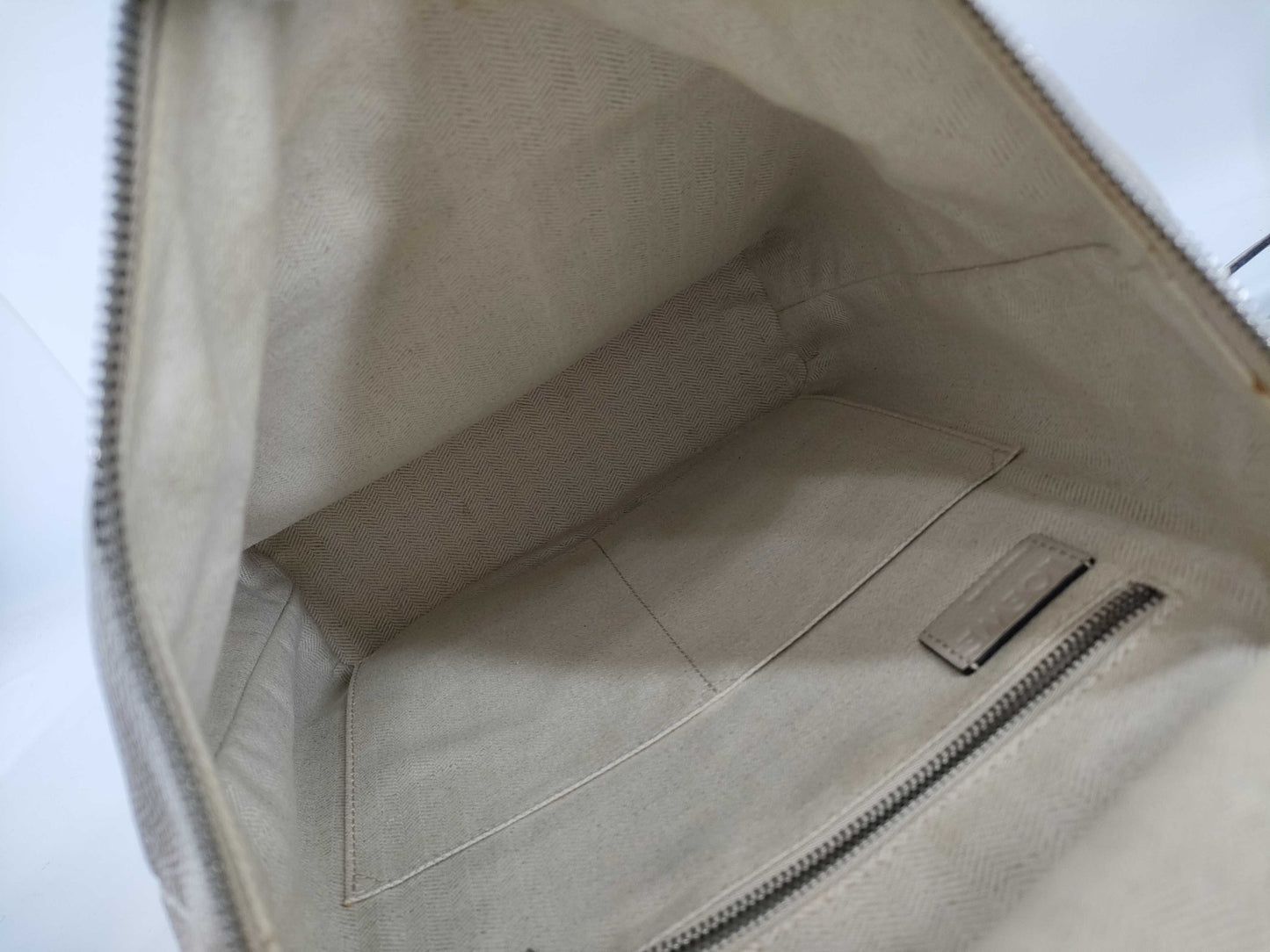 LOEWE Goya Leather Backpack Greige