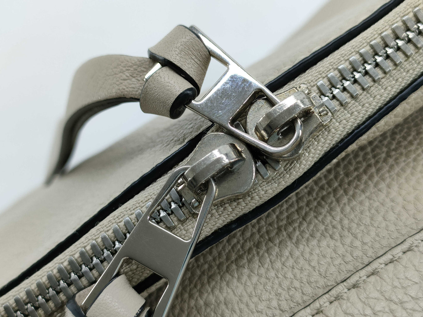 LOEWE Goya Leather Backpack Greige