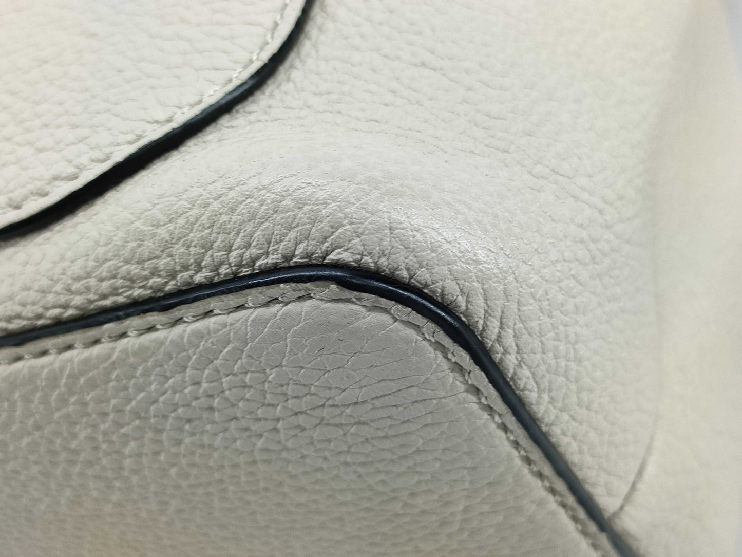 LOEWE Goya Leather Backpack Greige