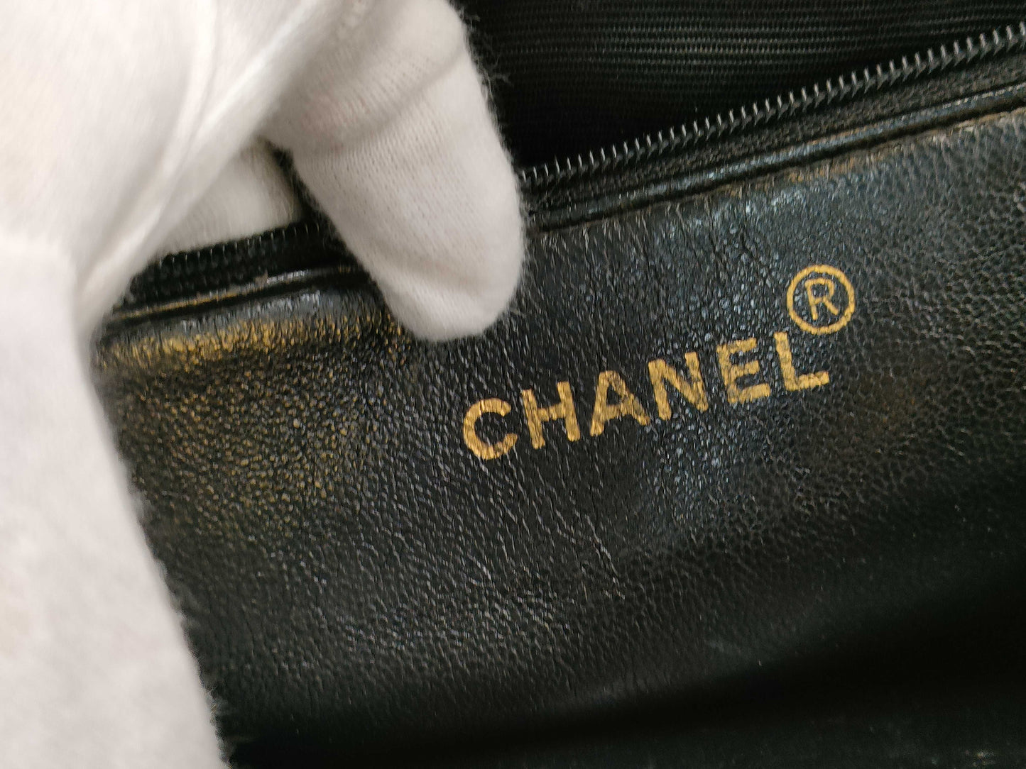 CHANEL Matelasse Lambskin Black Tote Bag
