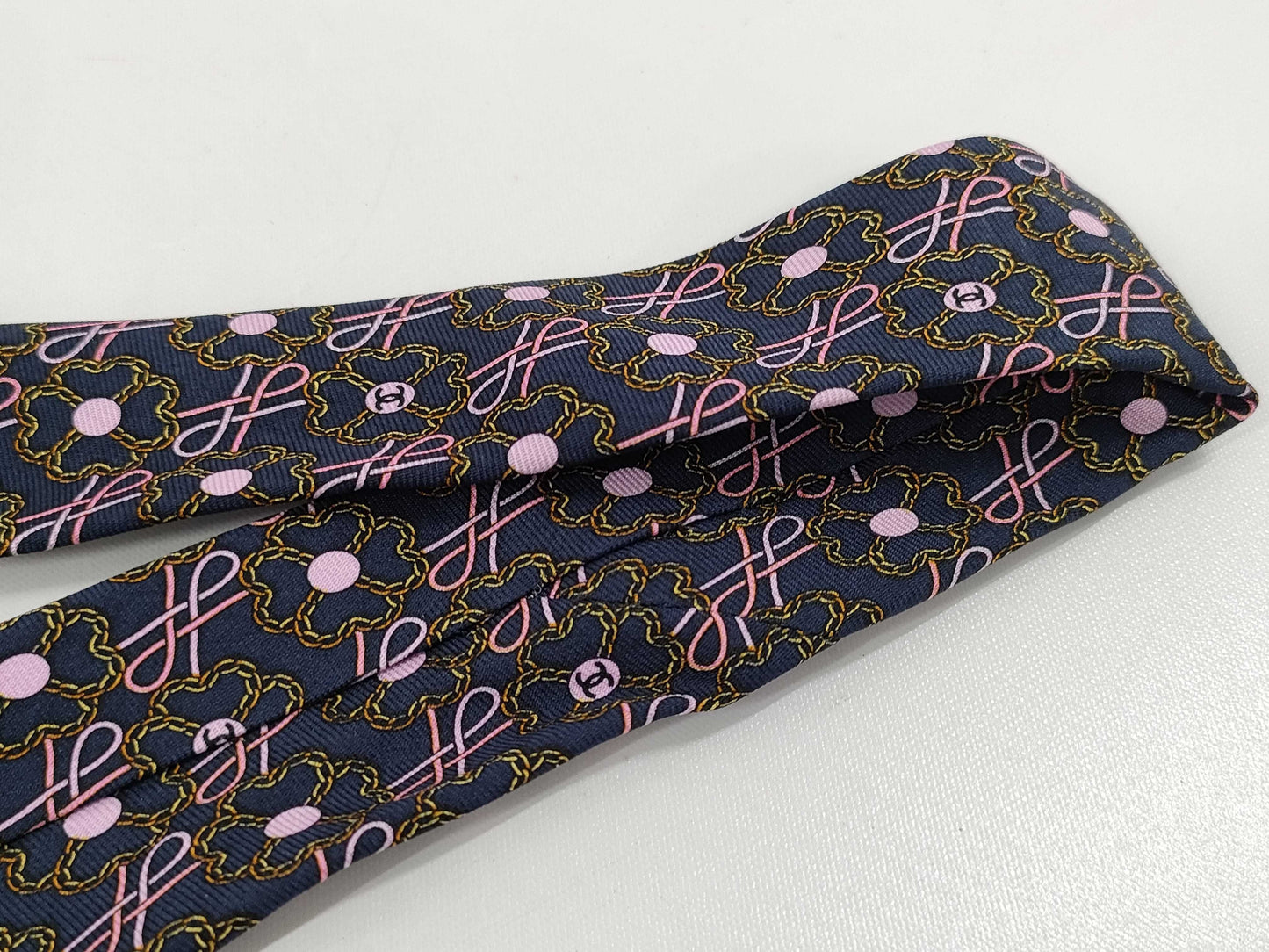 CHANEL Coco Mark Tie Set of 2