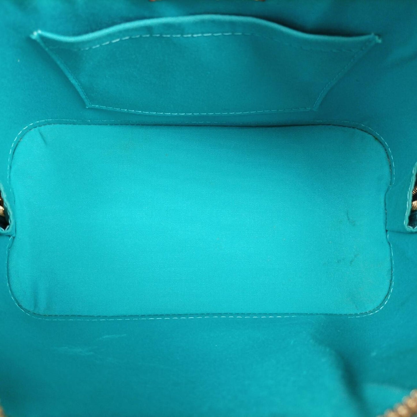 LOUIS VUITTON Alma BB Blue Lagon Vernis Shoulder Bag M91696SN0195