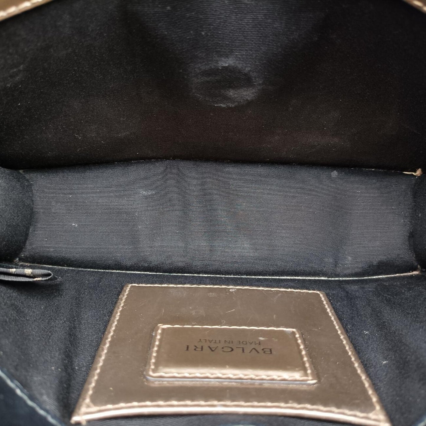 BVLGARI Serpenti Forever Silver Patent AC.E15.39797 Shoulder Bag