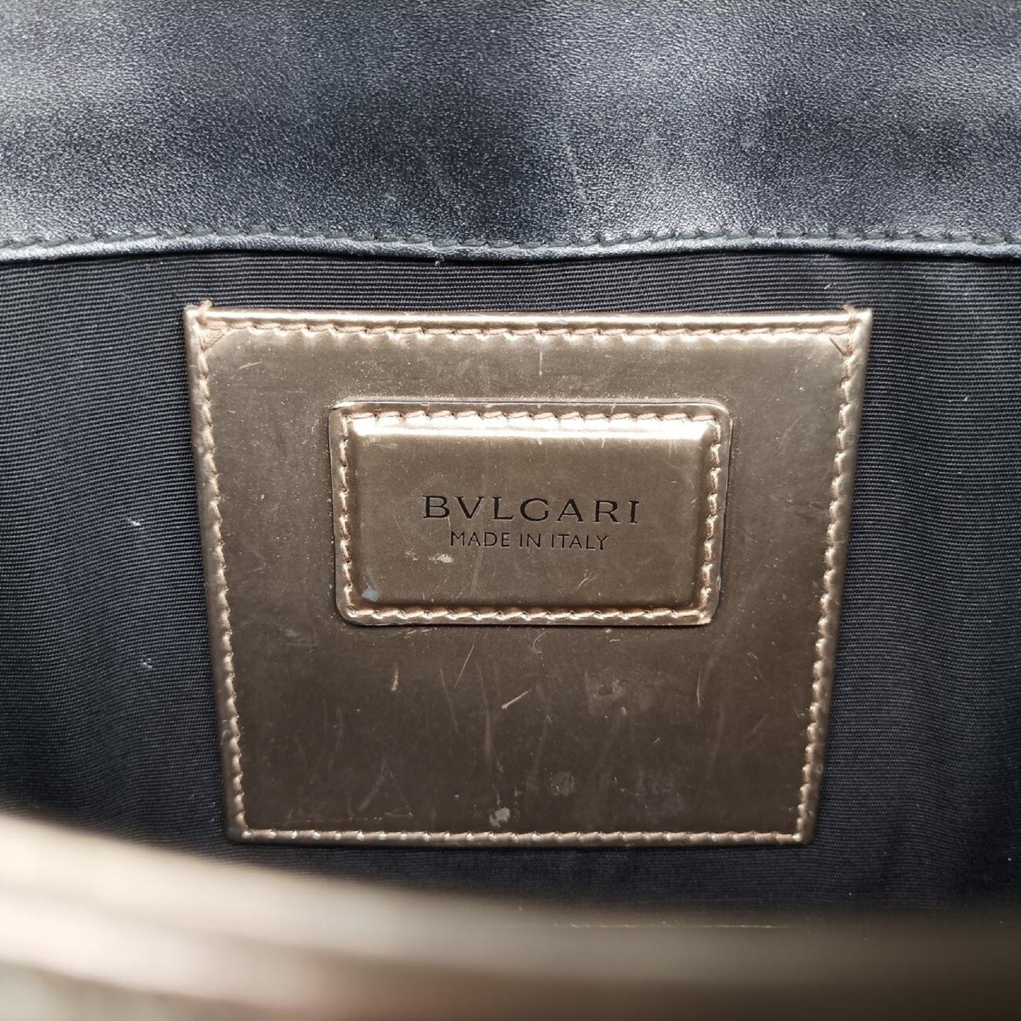 BVLGARI Serpenti Forever Silver Patent AC.E15.39797 Shoulder Bag