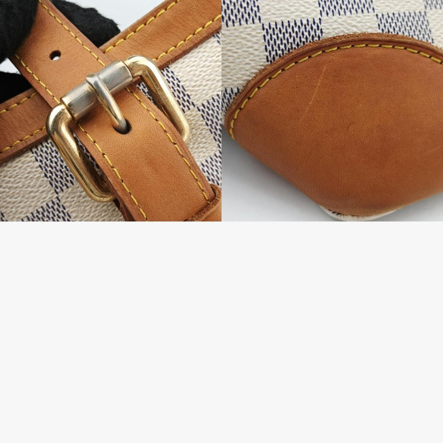 LOUIS VUITTON Hampstead MM Azur Damier Canvas Shoulder Bag N51206CA3068