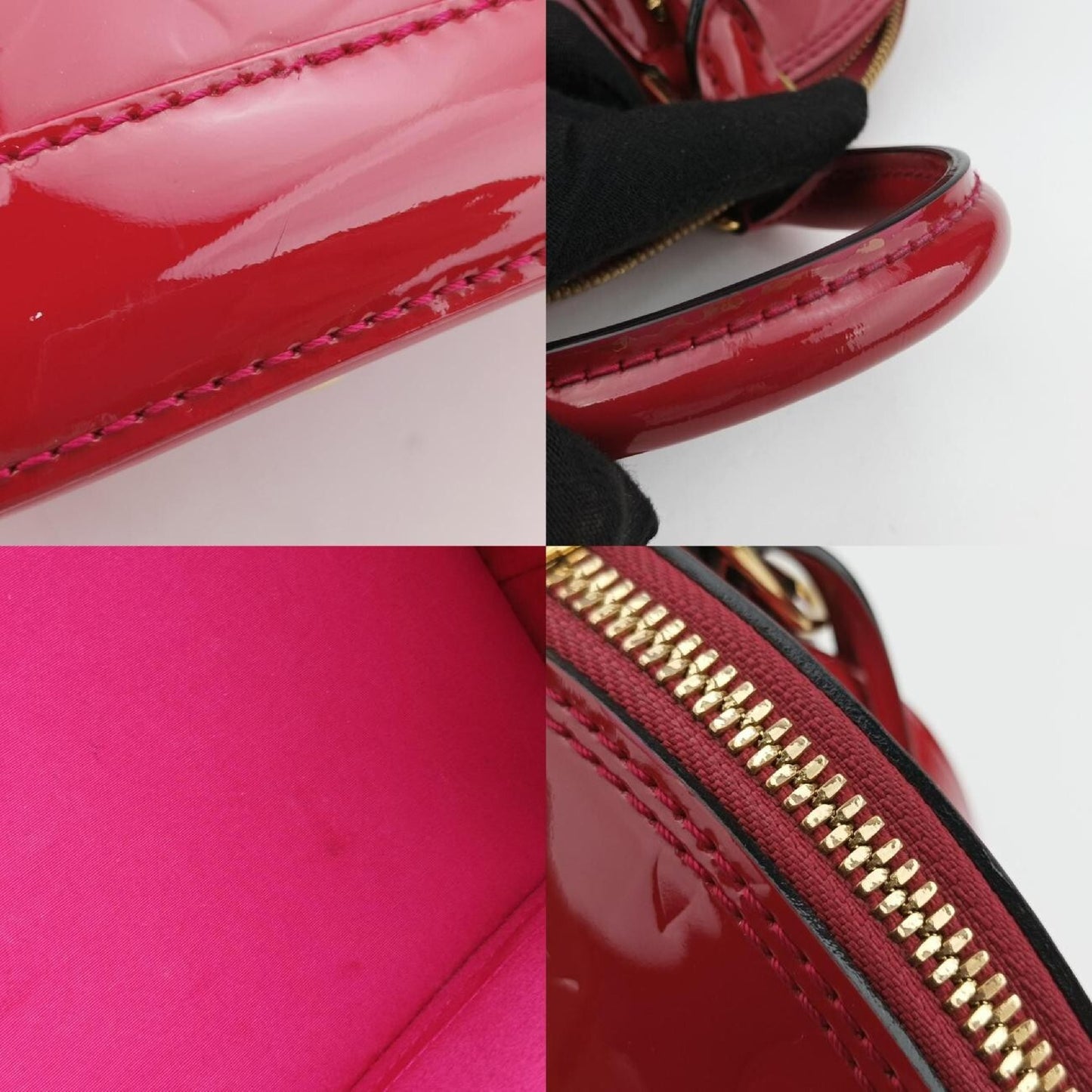 LOUIS VUITTON Alma PM Pomme d'Amour Vernis M90096MI2193 Handbag