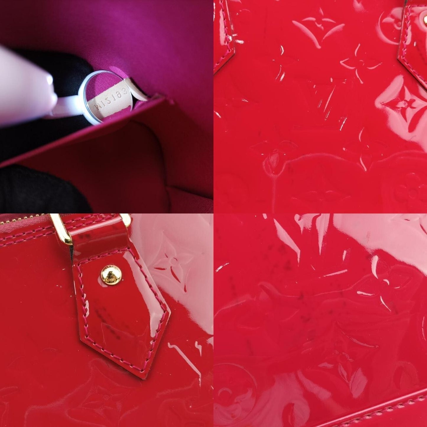 LOUIS VUITTON Alma PM Pomme d'Amour Vernis M90096MI2193 Handbag