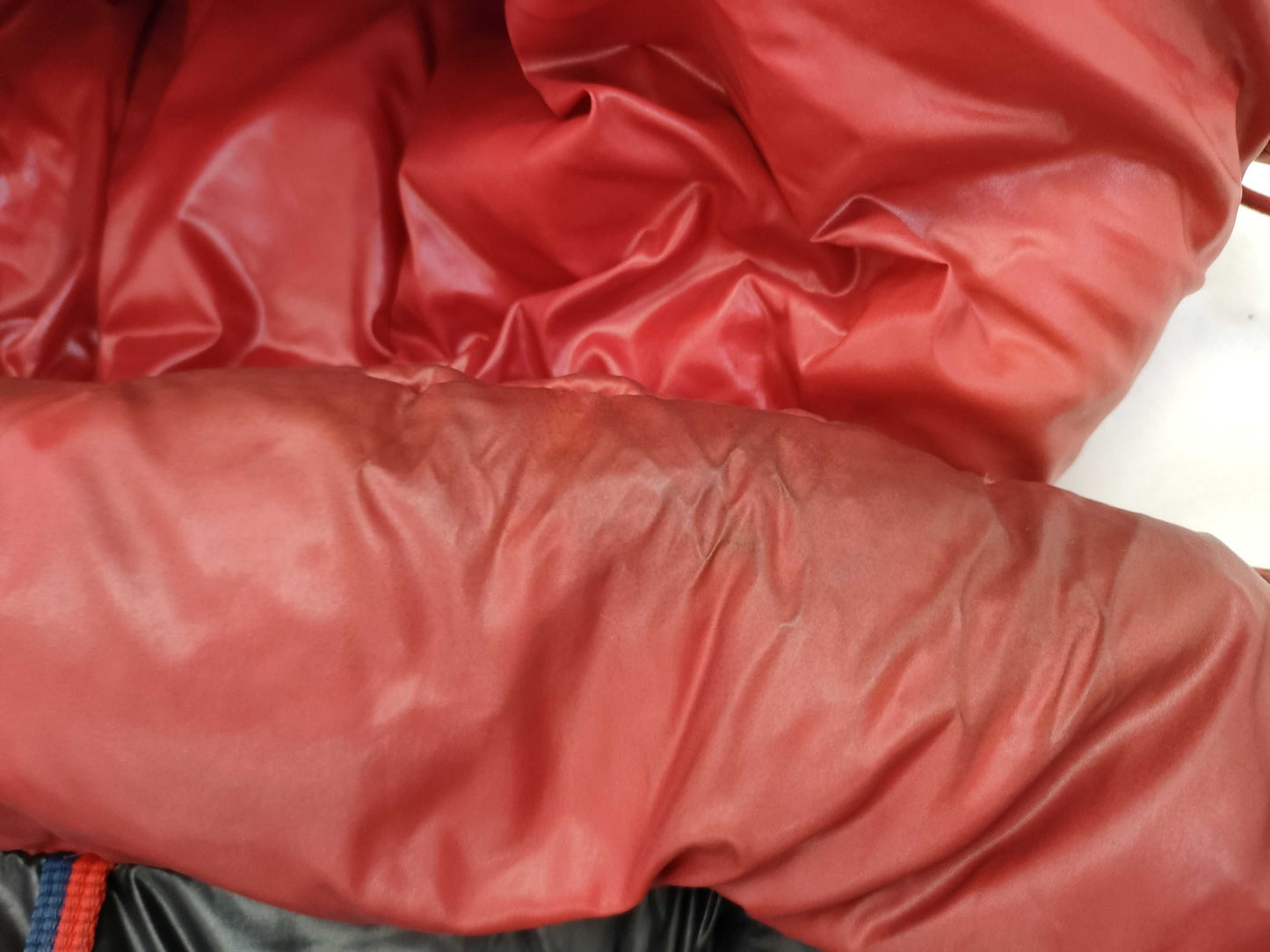 MONCLER down jacket red jacket