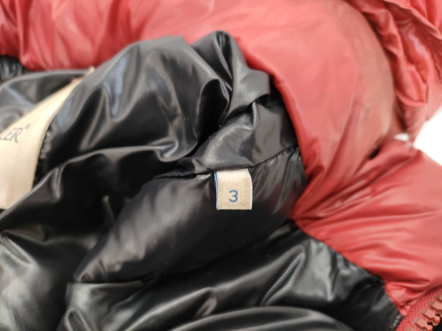 MONCLER down jacket red jacket