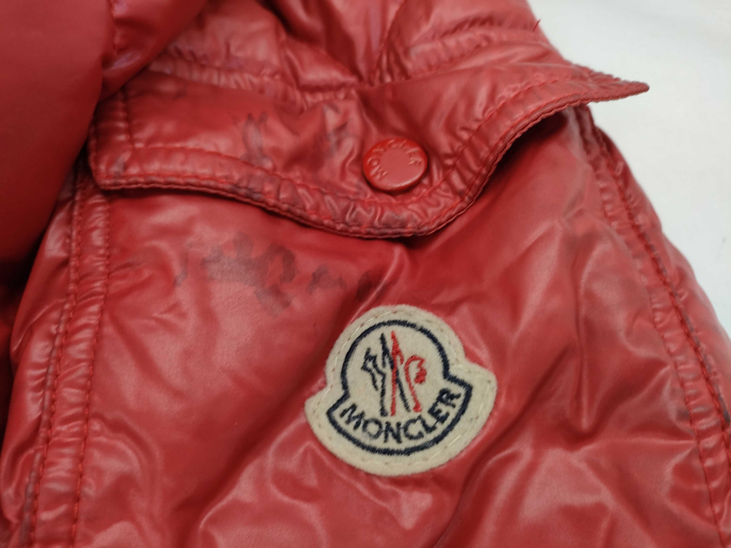 MONCLER down jacket red jacket
