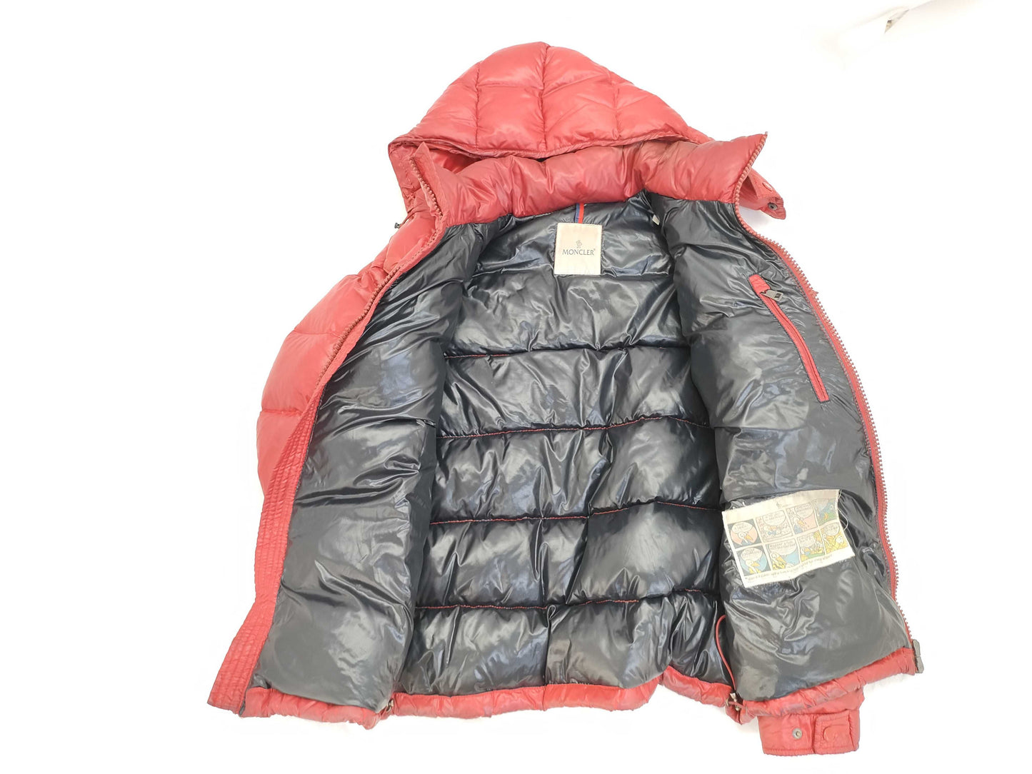 MONCLER down jacket red jacket