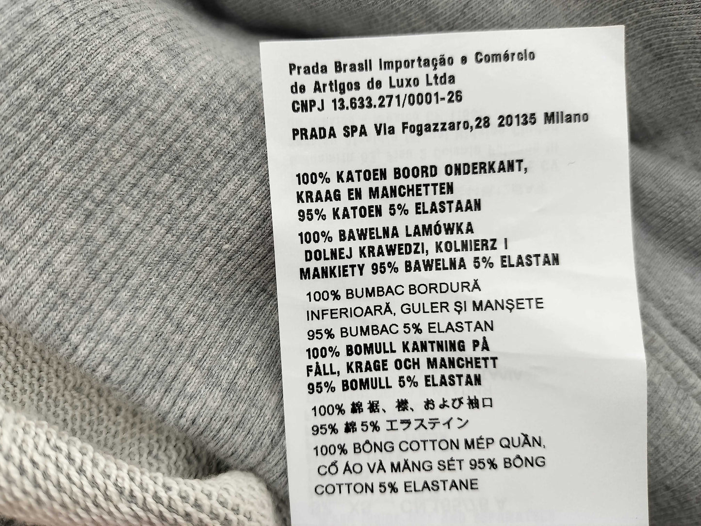 PRADA Triangle Logo Men's Tops