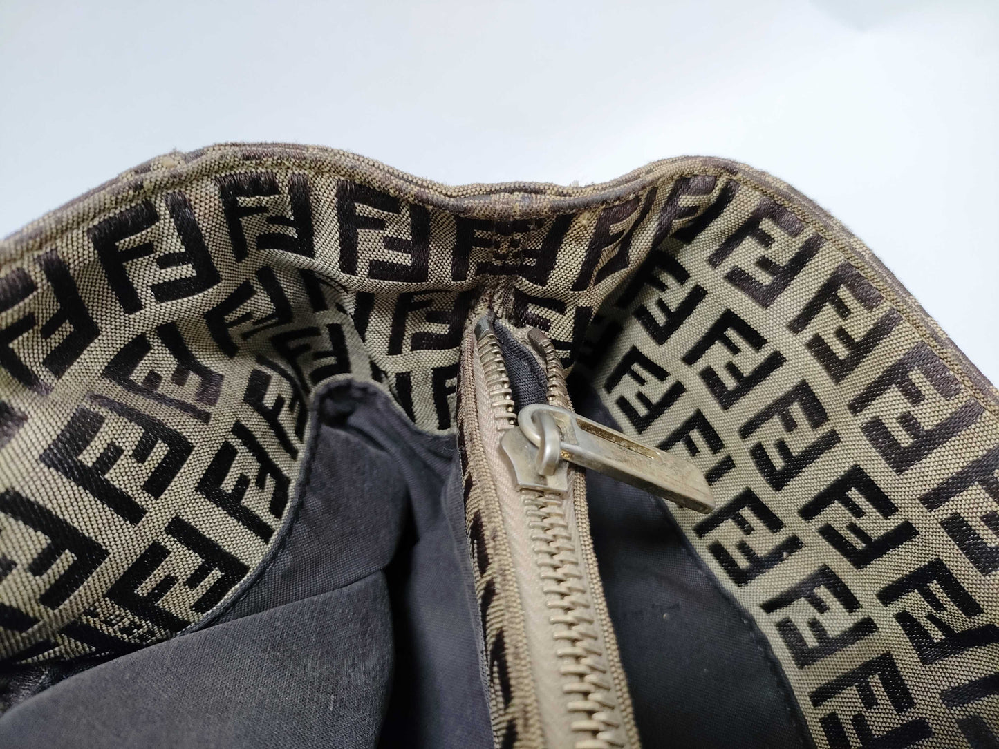 FENDI Zucca pattern bag logo tote bag