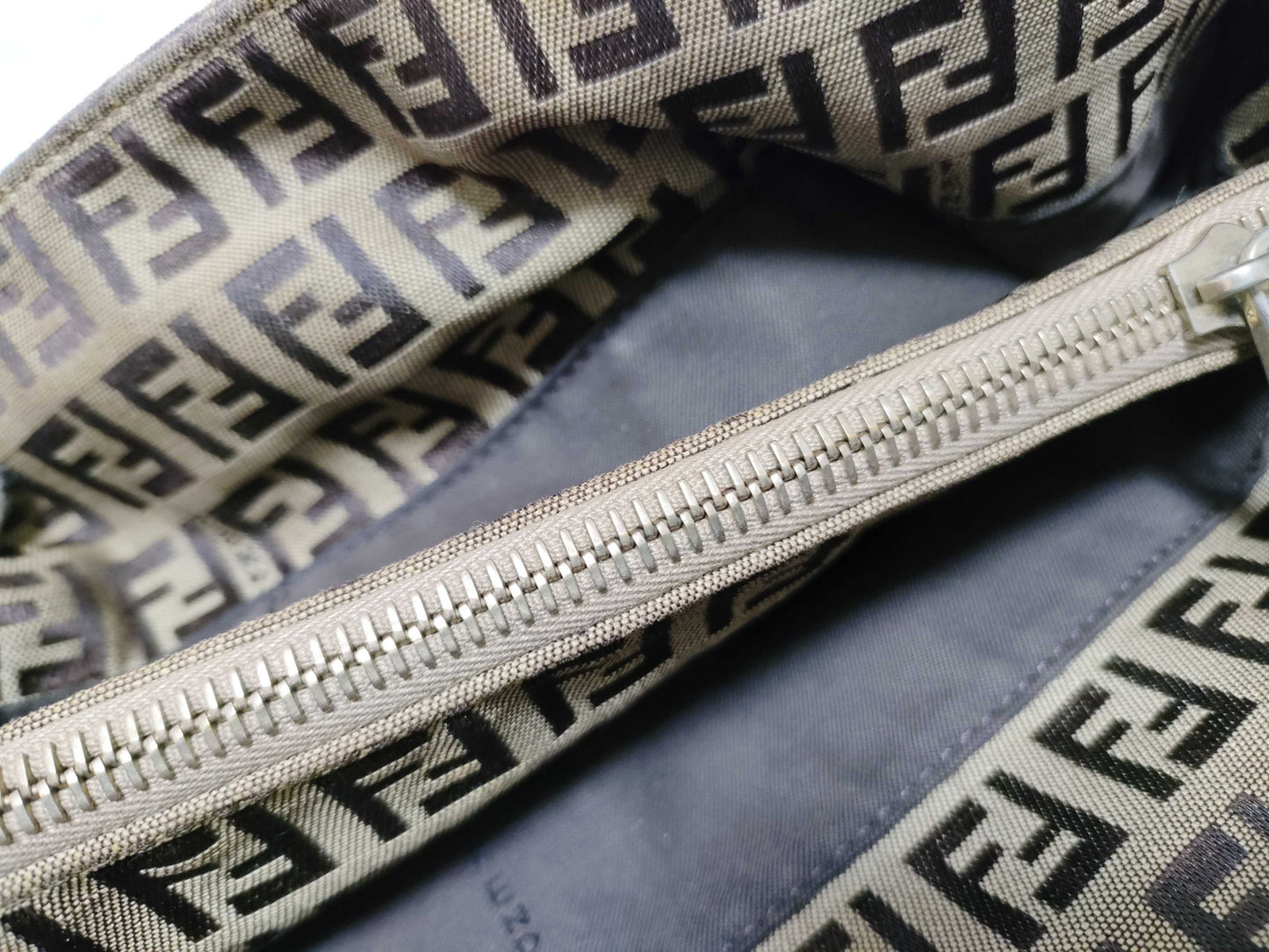 FENDI Zucca pattern bag logo tote bag