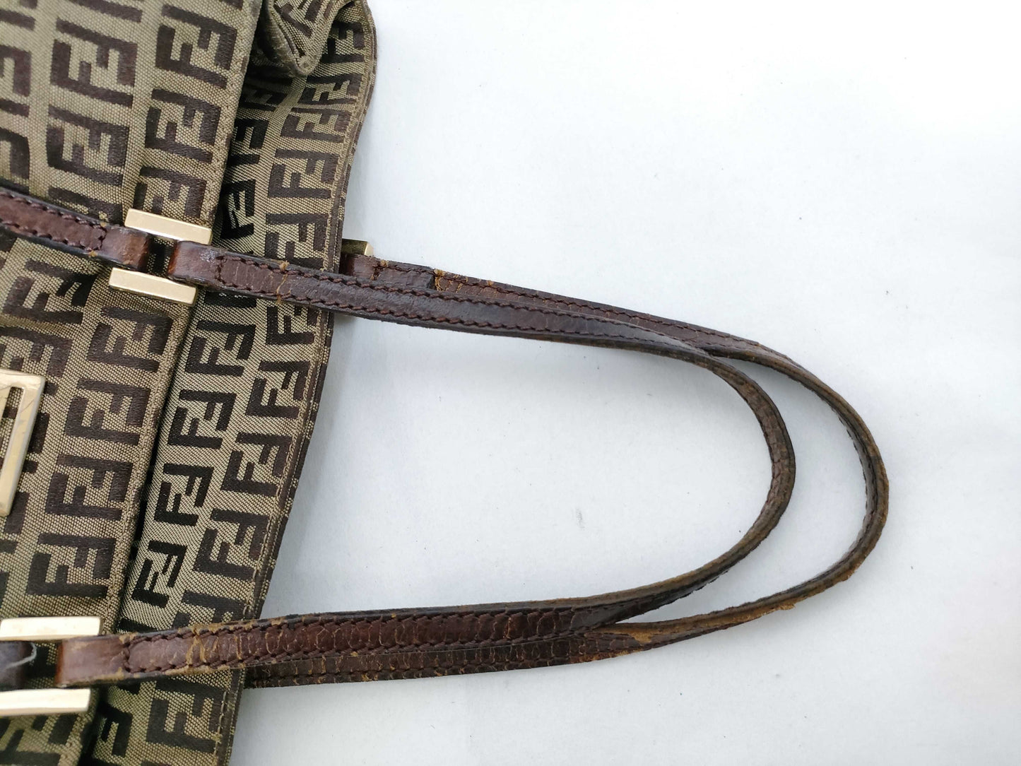 FENDI Zucca pattern bag logo tote bag