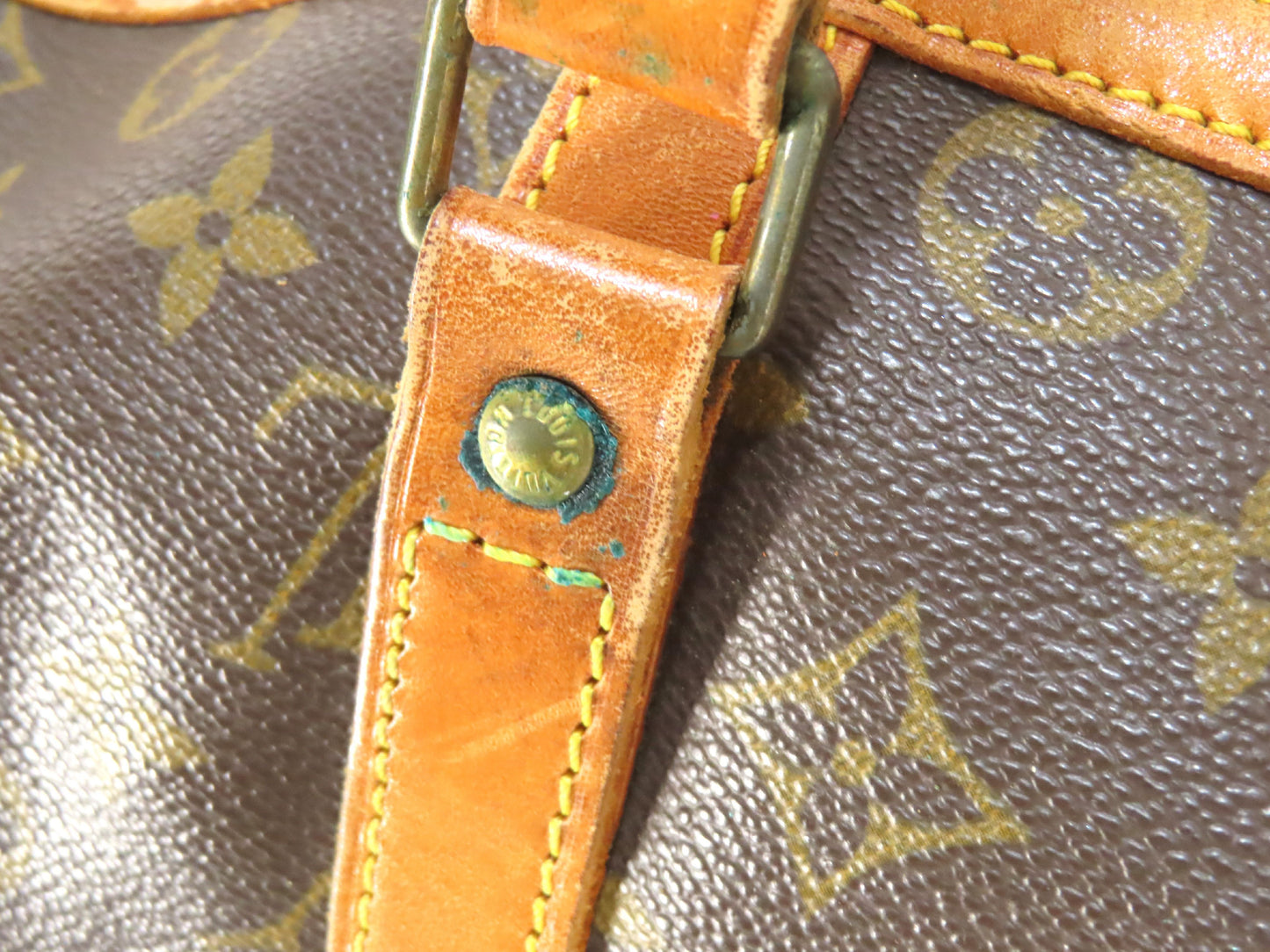 LOUIS VUITTON Monogram Sax Souple Boston Bag 35 Boston Bag