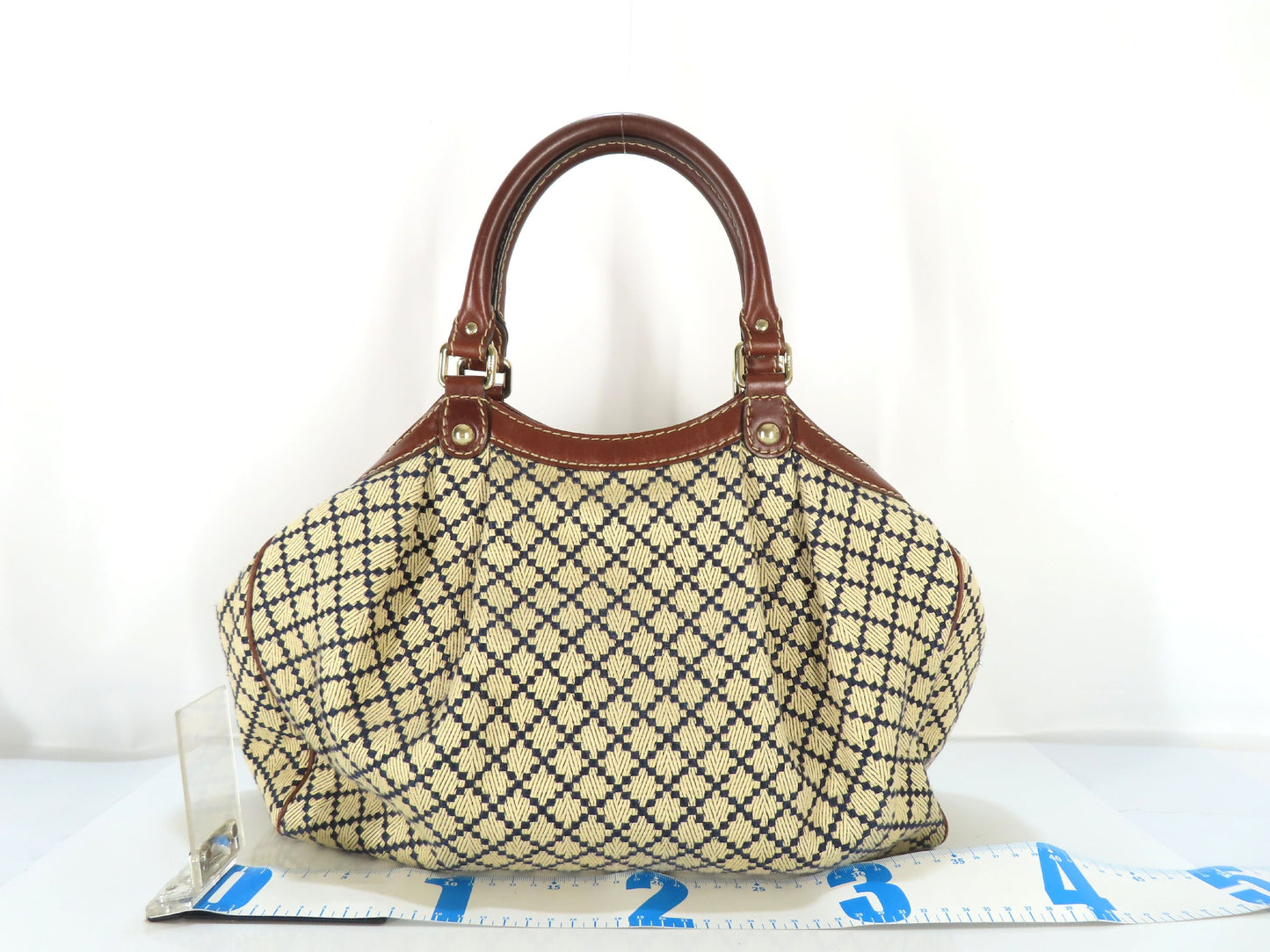GUCCI Sukey Diamante Handbag with Charm