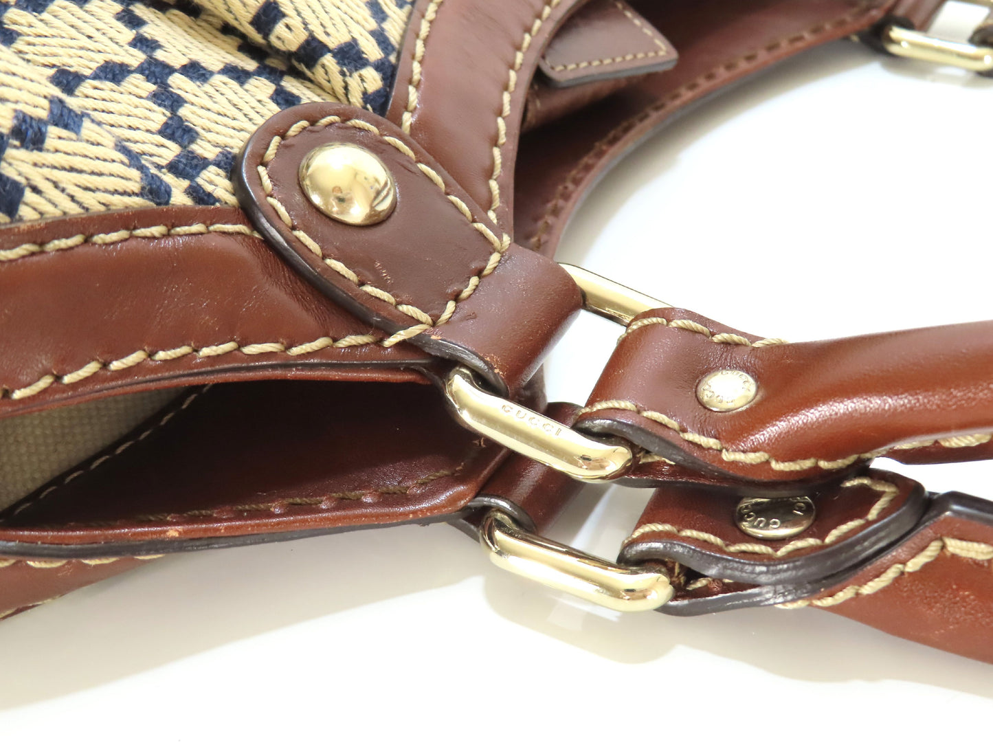 GUCCI Sukey Diamante Handbag with Charm