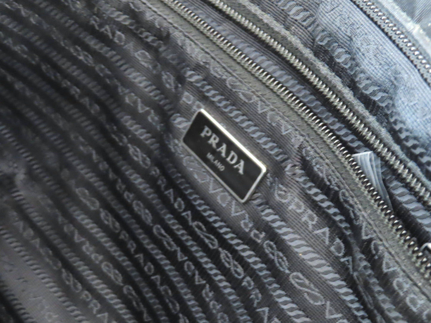 PRADA Tessuto x Leather Shoulder Bag Shoulder Bag
