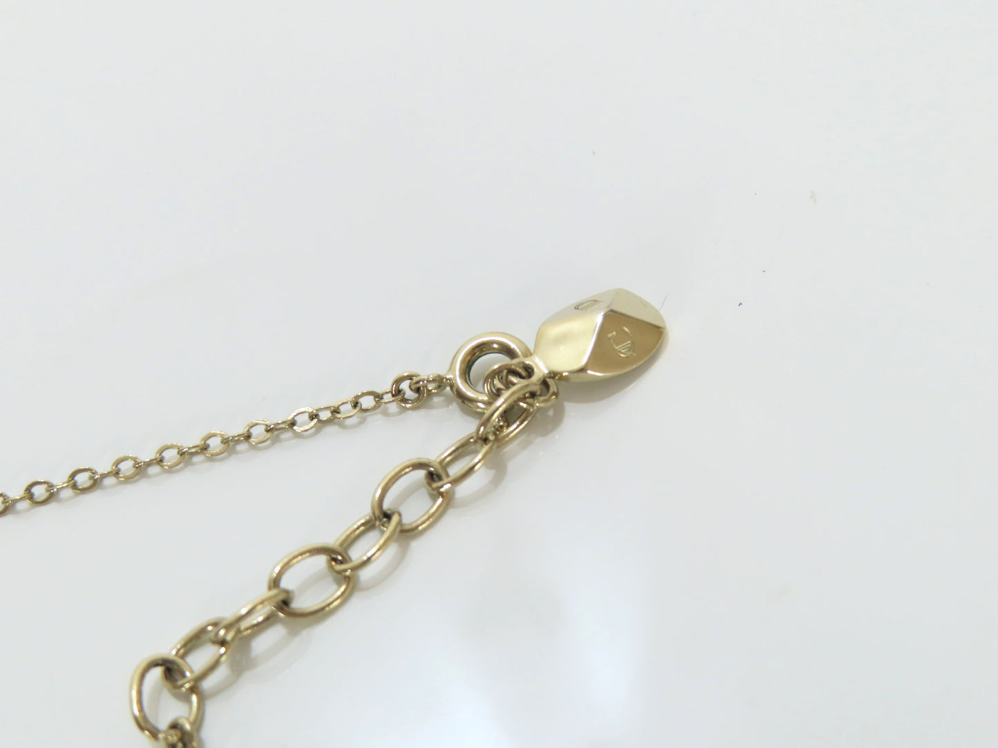 Dior CD logo rhinestone necklace