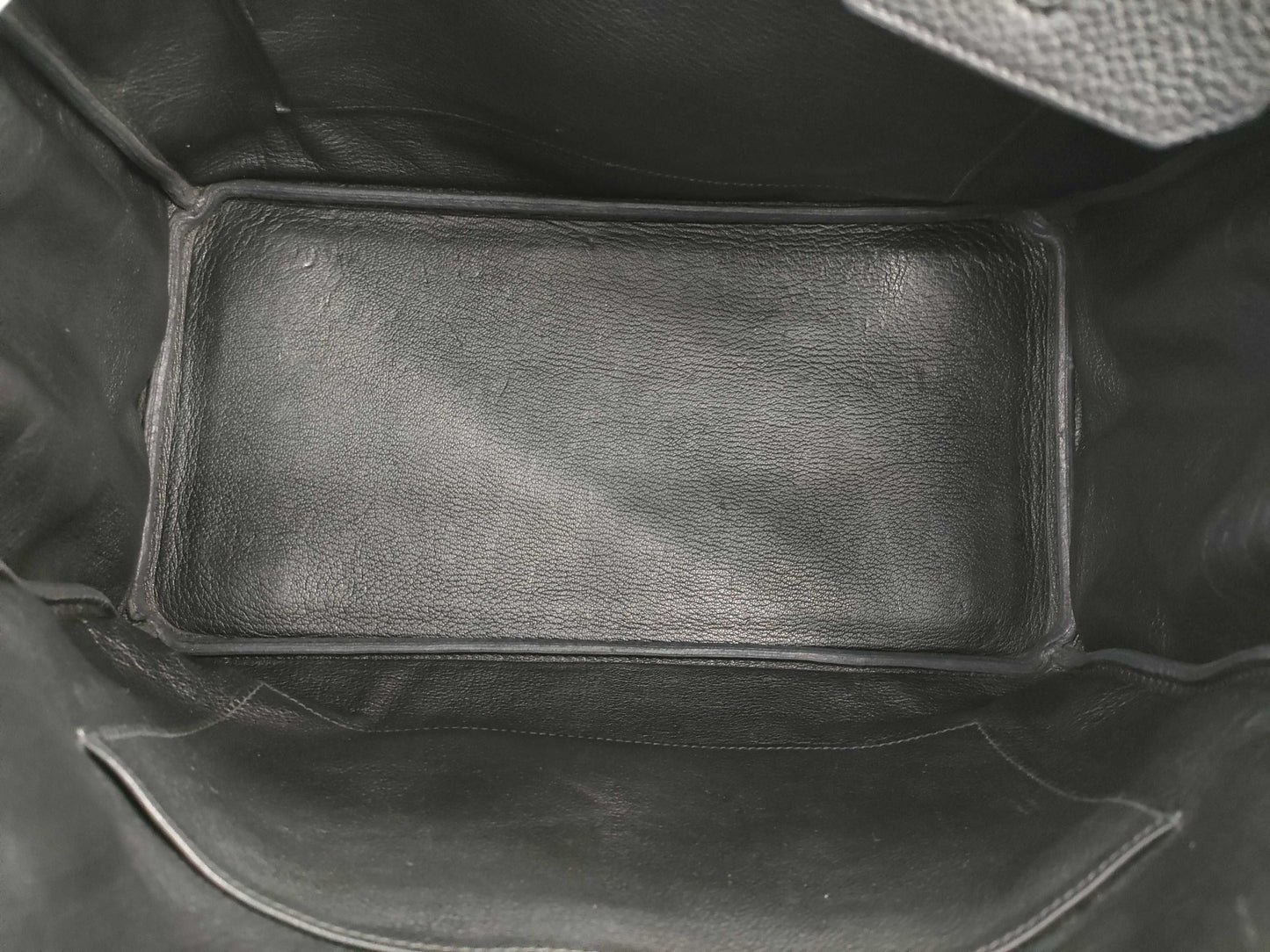 HERMES Birkin 35 Black GD Hardware Togo □L Stamp Handbag