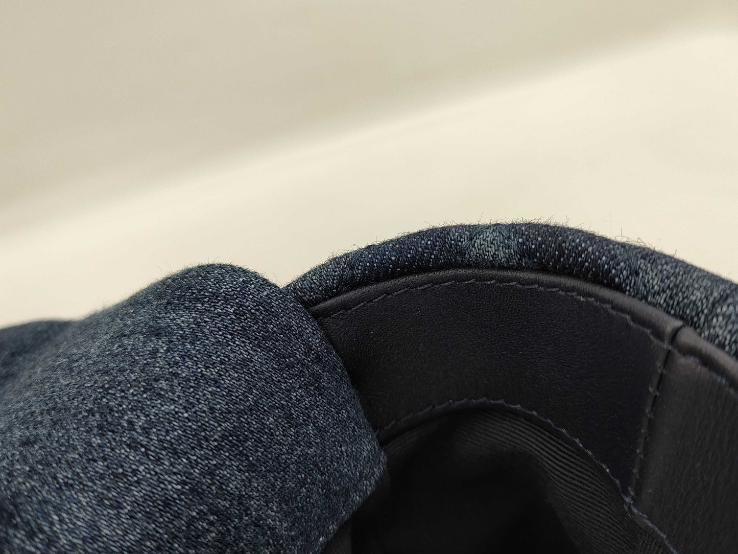 CHANEL Serial Plate Denim Chanel 19 Shoulder Bag