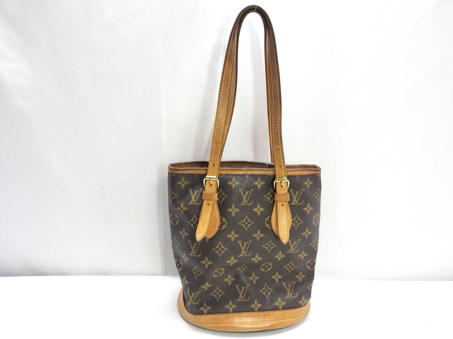 LOUIS VUITTON Monogram Monogram Bucket PM M42238 VI1918 Tote Bag