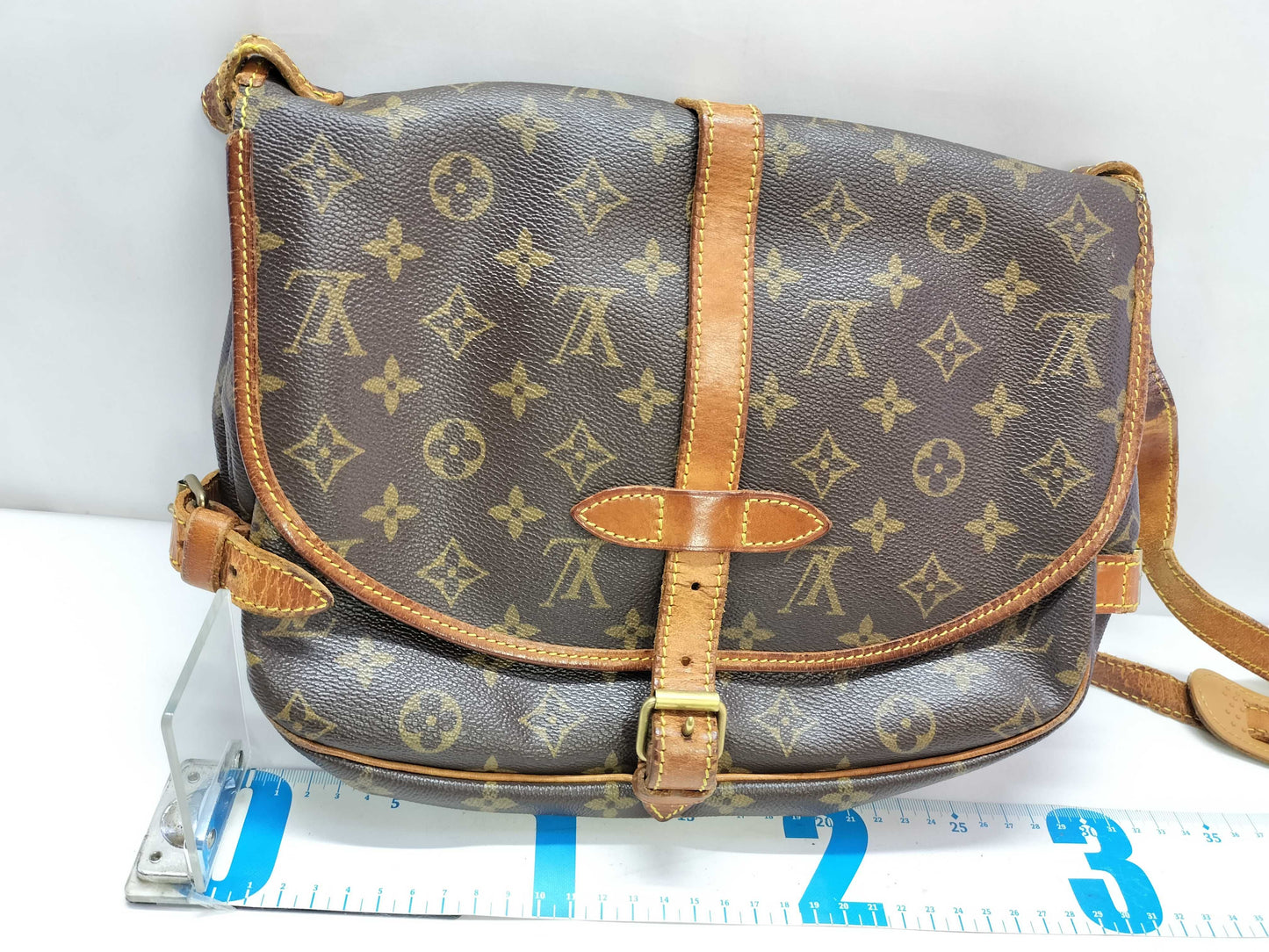 LOUIS VUITTON Monogram Saumur M42256 AR0925 Shoulder Bag