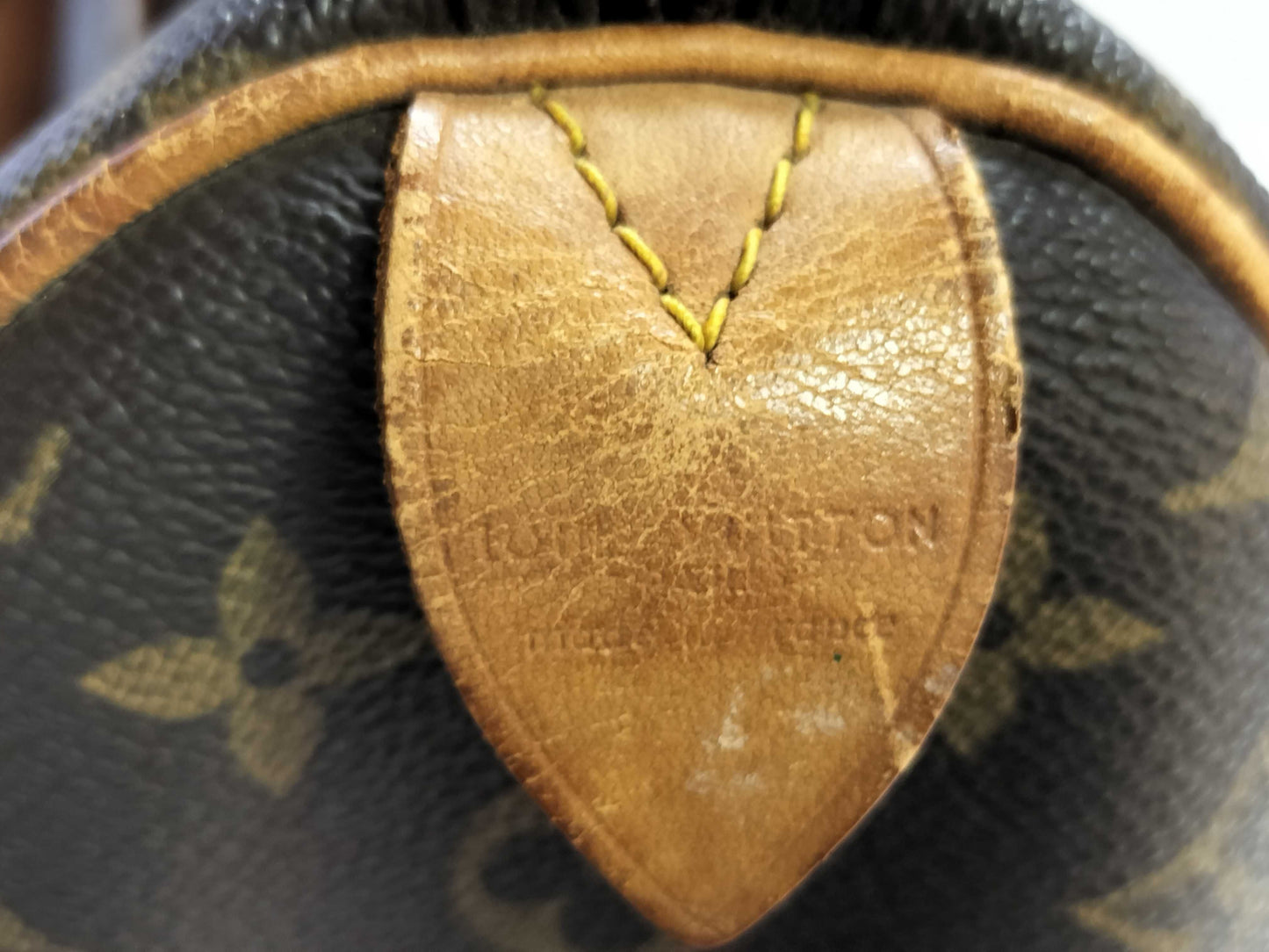 LOUIS VUITTON Monogram Speedy 35 M41524 VI862 Handbag