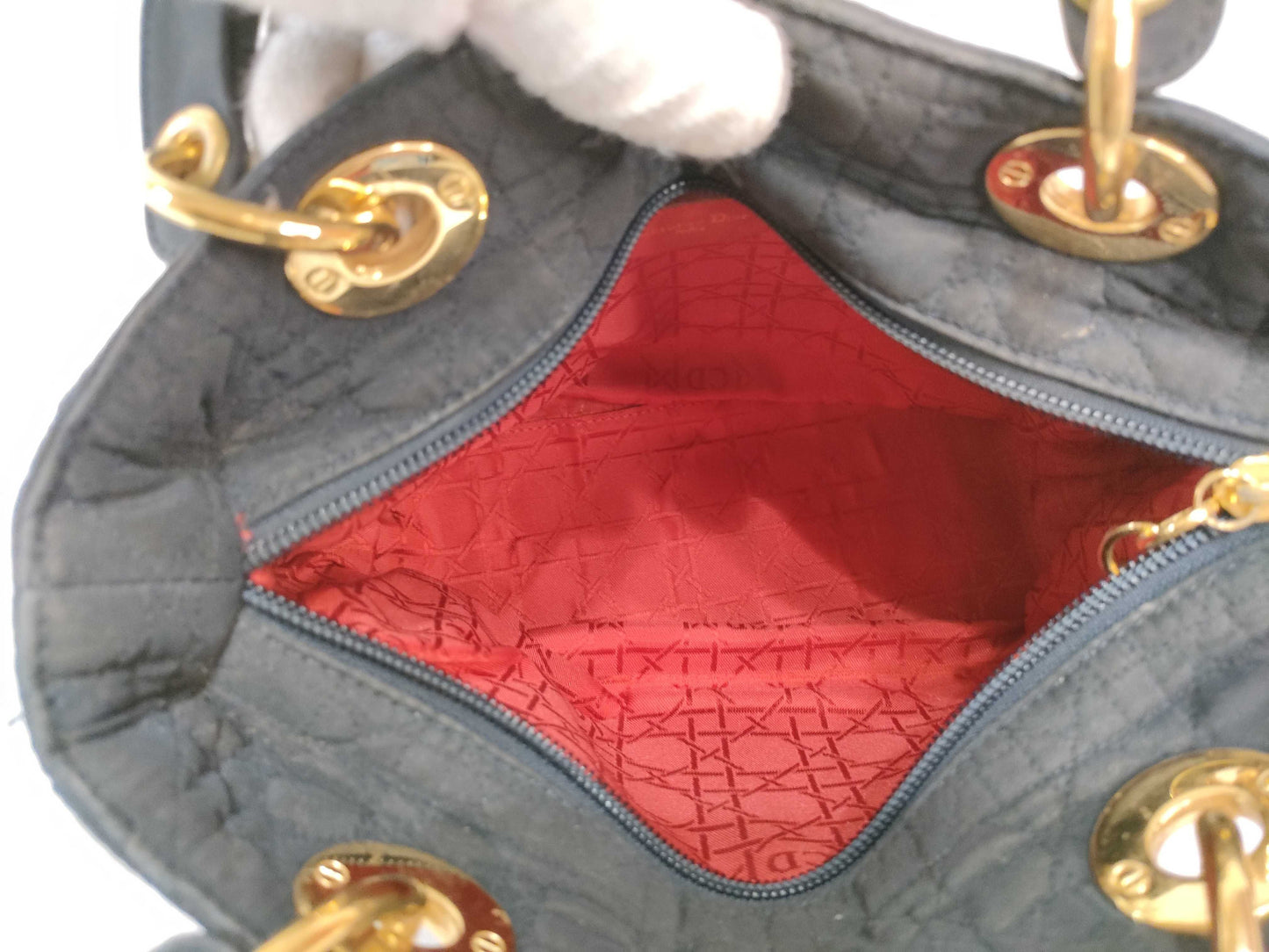 Dior Lady Dior Lady Dior Nylon Handbag Handbag