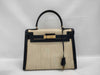 HERMES Kelly 28 Handbag with Outside Stitching, Crinoline, and Gold Hardware