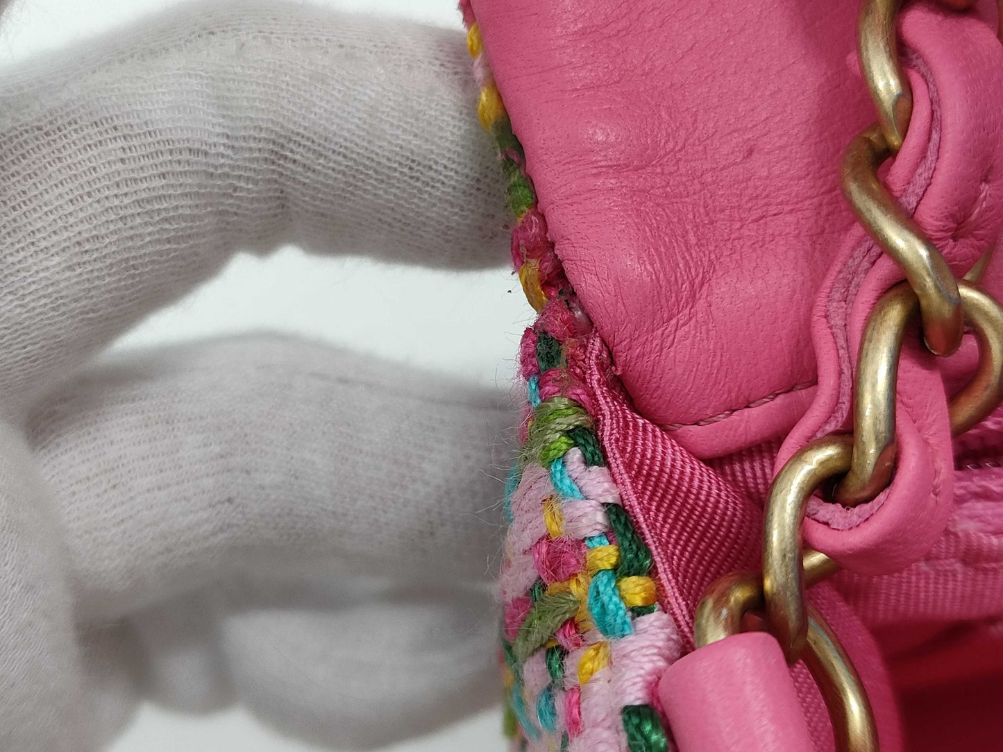 CHANEL Coco Mark Chain Shoulder Bag Braided Shoulder Bag