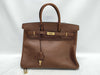 HERMES Birkin 35 〇Y Stamp Ardennes Brown Handbag
