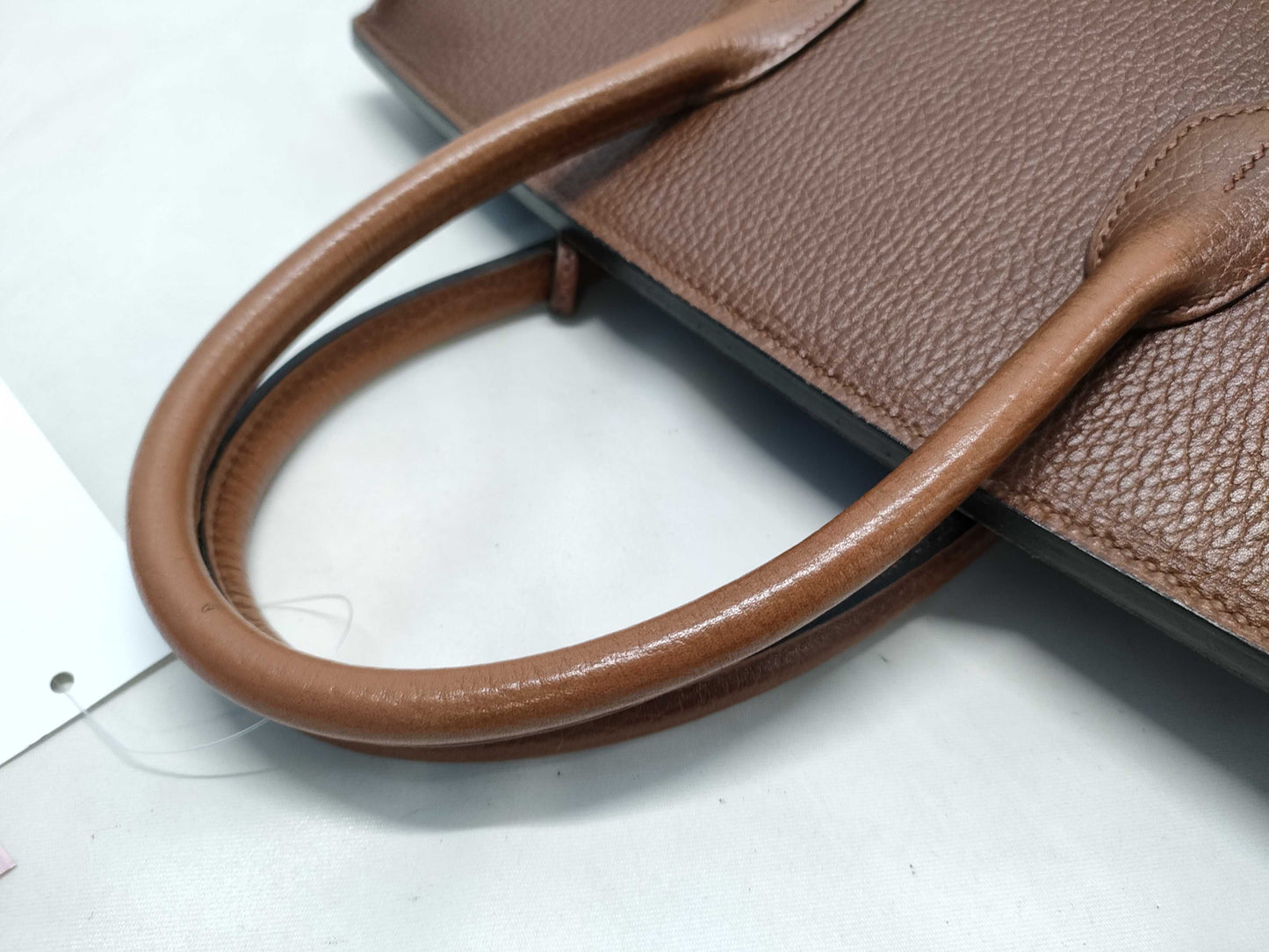 HERMES Birkin 35 〇Y Stamp Ardennes Brown Handbag