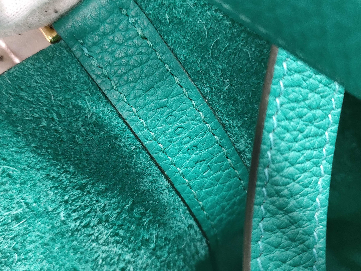 HERMES Picotin Picotin Lock PM D Stamp Togo Green Handbag
