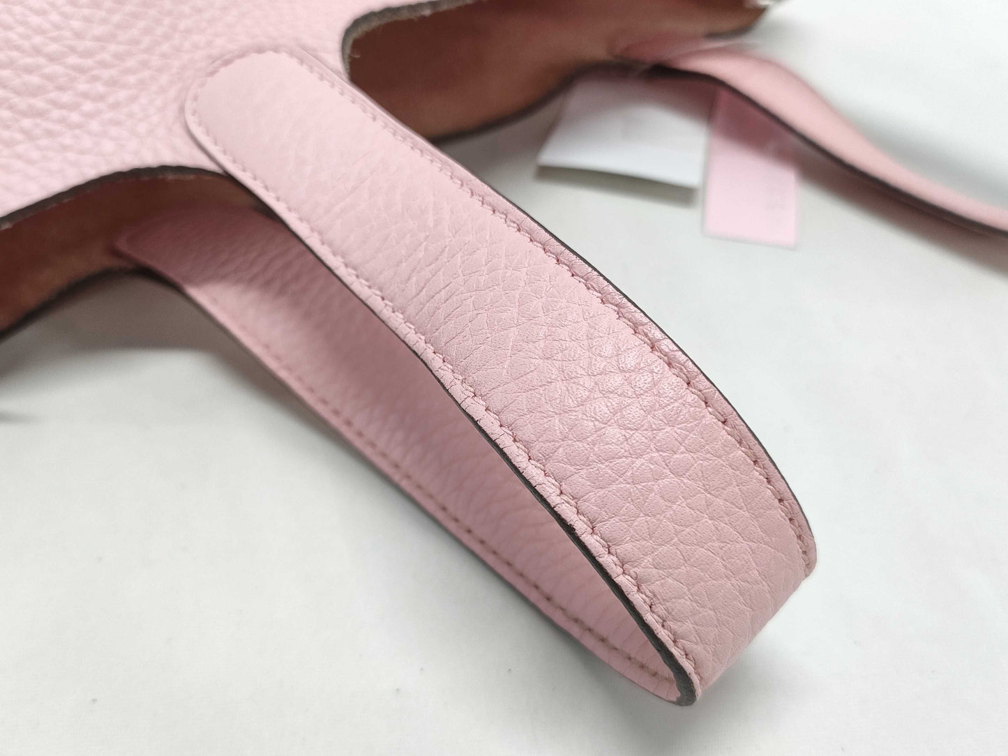 HERMES Picotin Lock PM Z Stamp Taurillon Clemence Leather Handbag in Pink