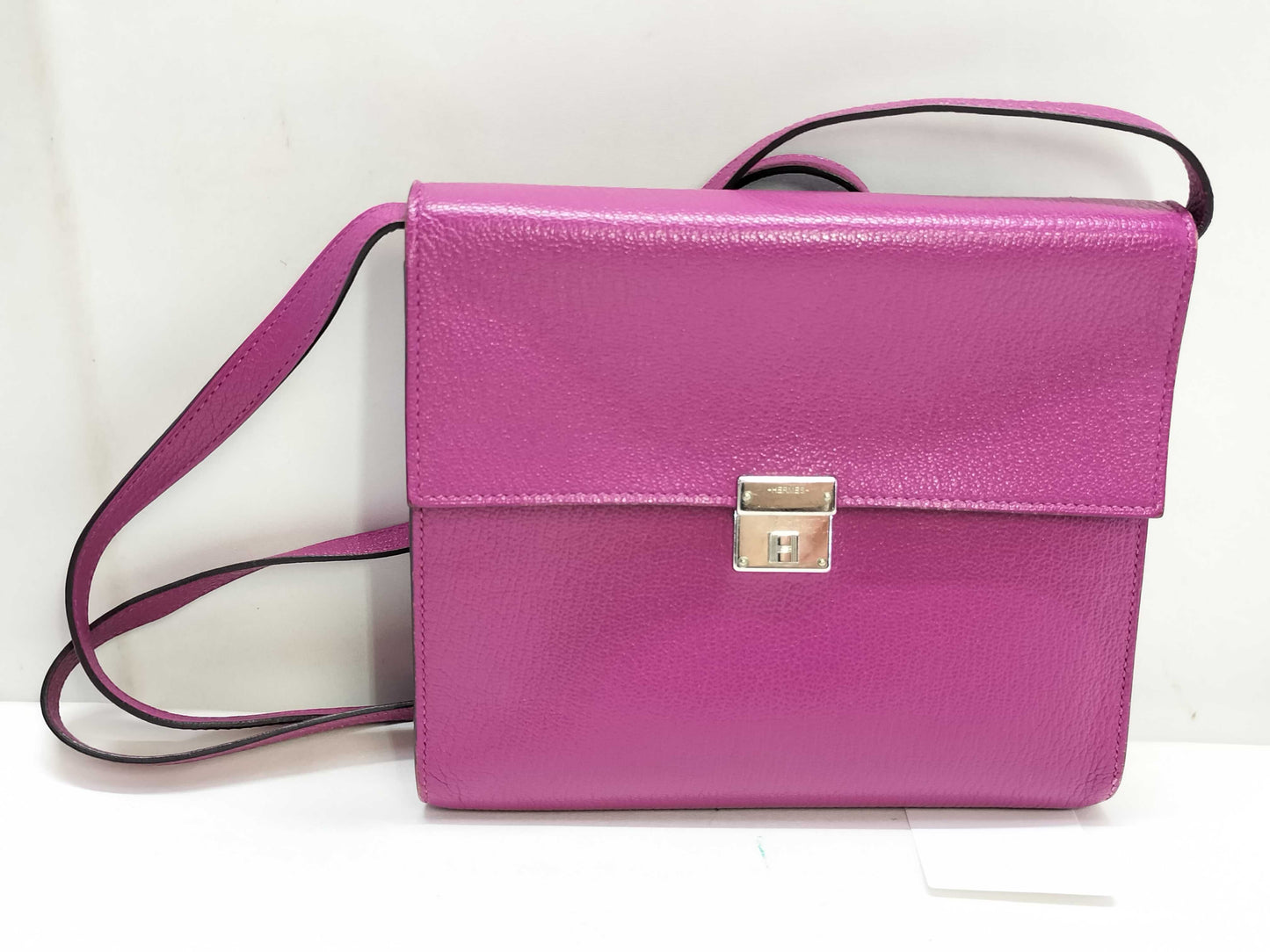 HERMES Click 16 C Stamp Purple Shoulder Bag