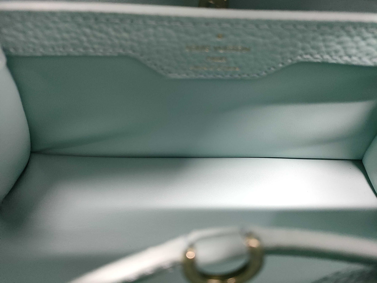 LOUIS VUITTON Capucines BB Ostrich Leather Handbag N84073