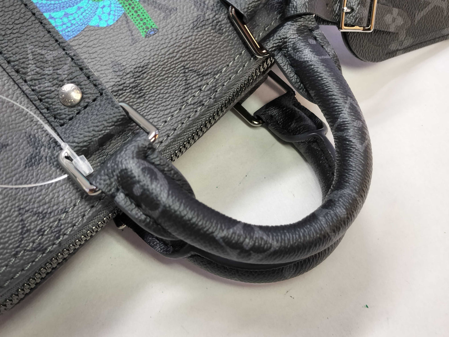 LOUIS VUITTON Keepall Bandouliere 25 Handbag by Yayoi Kusama M46437