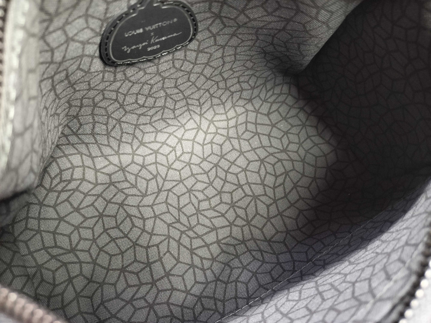 LOUIS VUITTON Keepall Bandouliere 25 Handbag by Yayoi Kusama M46437