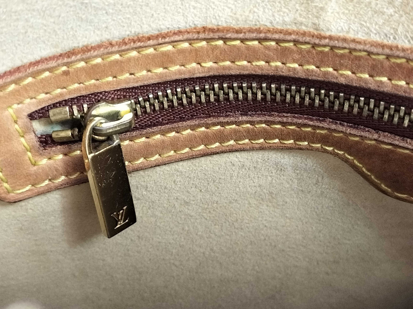 LOUIS VUITTON Monogram M51145 Looping GM SN0062 Shoulder Bag