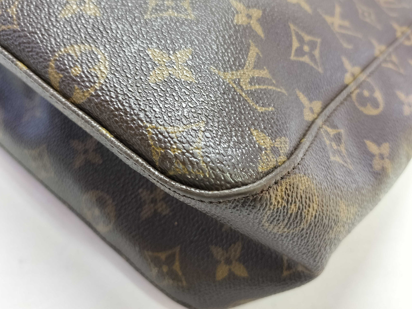 LOUIS VUITTON Monogram M51145 Looping GM SN0062 Shoulder Bag
