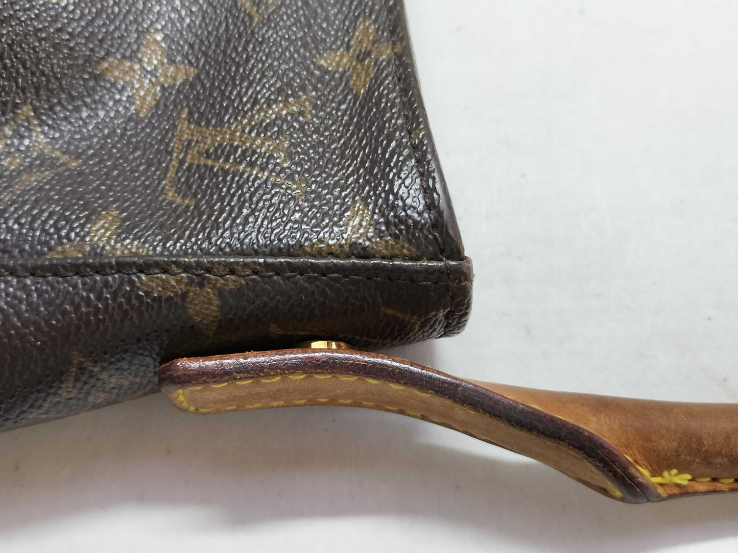 LOUIS VUITTON Monogram M51145 Looping GM SN0062 Shoulder Bag