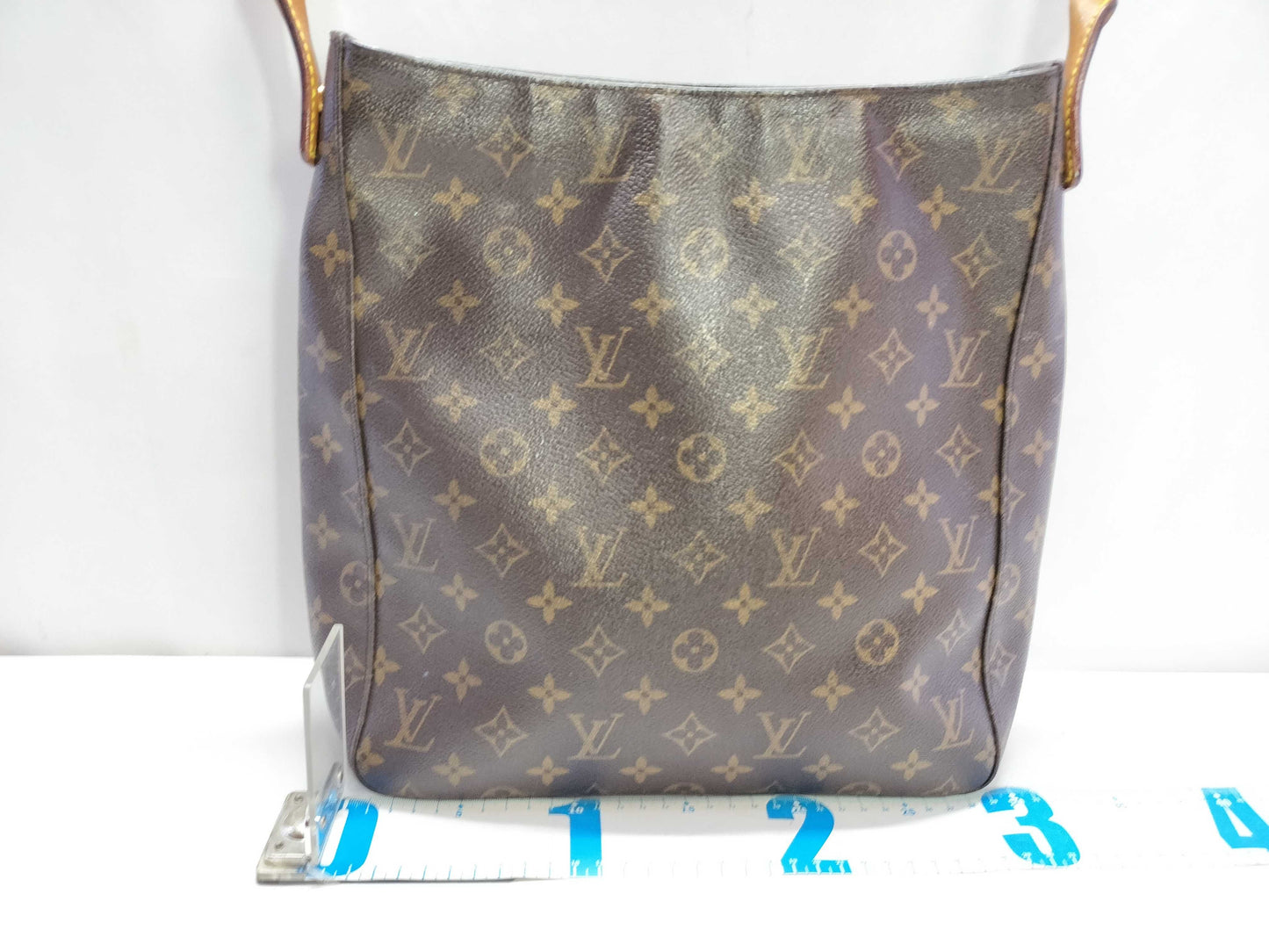 LOUIS VUITTON Monogram M51145 Looping GM SN0062 Shoulder Bag
