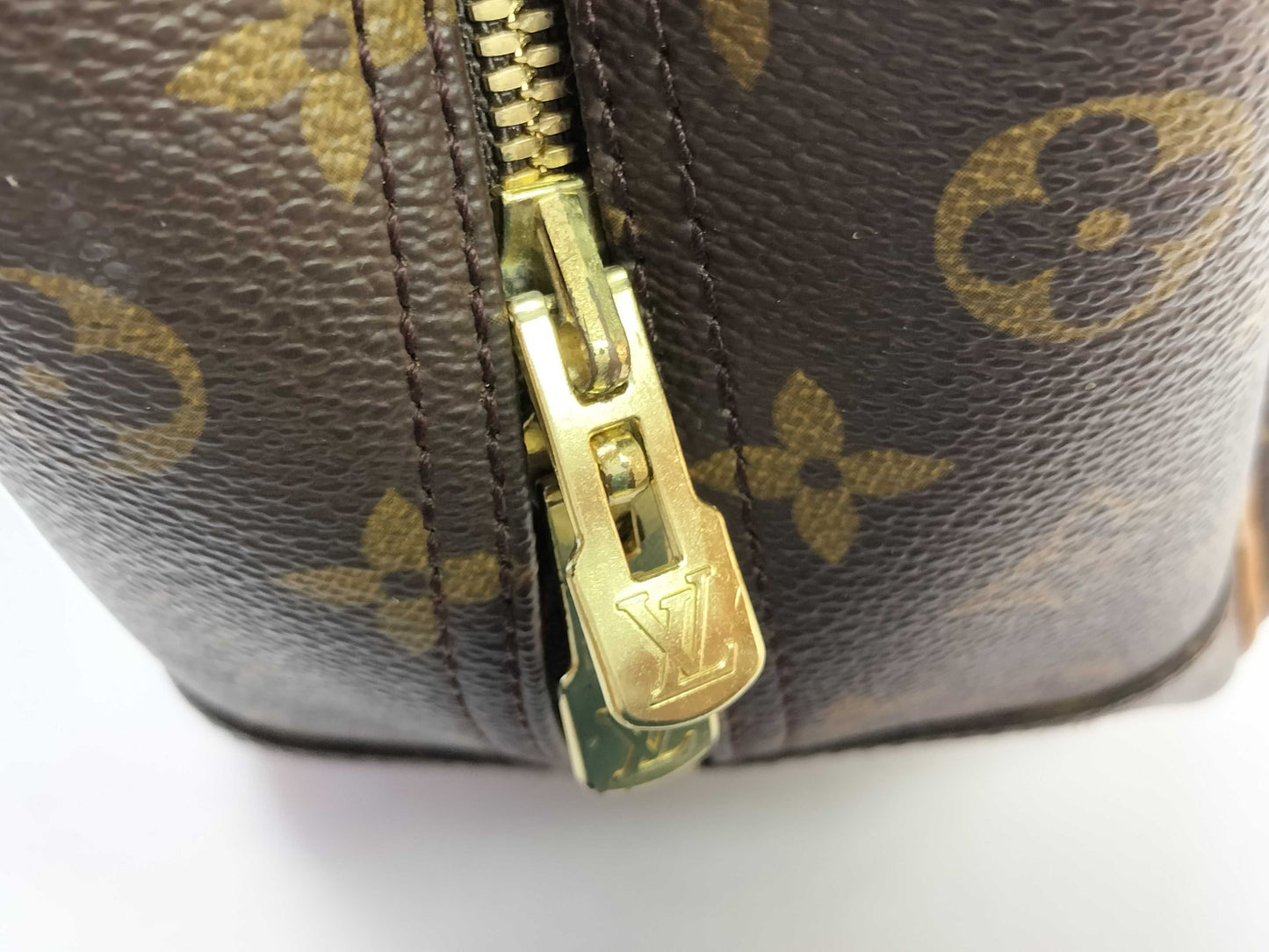 LOUIS VUITTON Monogram M47270 Bowling Vanity MB0090 Handbag