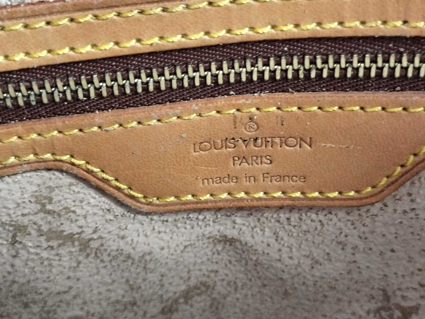 LOUIS VUITTON Monogram M42238 Bucket PM AR0957 Handbag